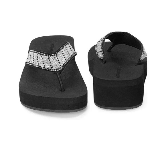 Womens Braid Comfortable Arch Support Flip Flops Soft Cushion Sandals - Size 9 - Picture 3 of 16